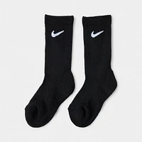 Nike Children's Mesh & Cushion Crew Socks (6 Pack) / Black