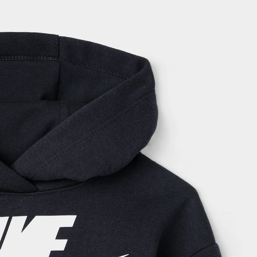 Nike Child Girls' Club Fleece Pullover Hoodie / Black