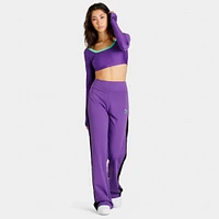 PUMA x Dua Lipa Longsleeve Cropped T-shirt / Royal Purple
