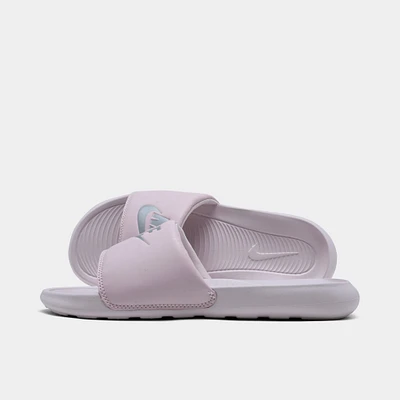 Nike Women's Victori One Slide Sandals Barely Rose / Metalli