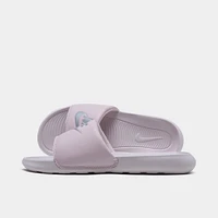 Nike Women's Victori One Slide Sandals Barely Rose / Metalli