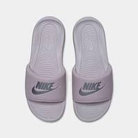 Nike Women's Victori One Slide Sandals Barely Rose / Metalli