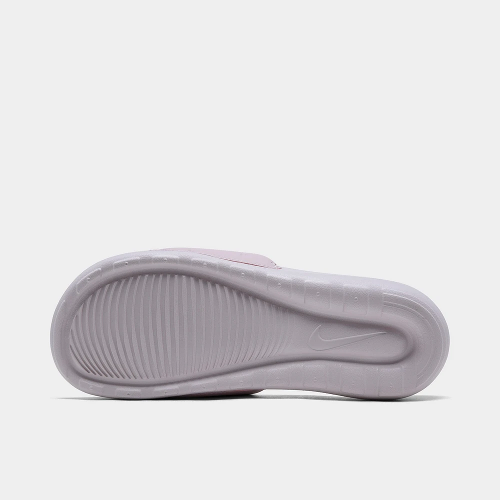 Nike Women's Victori One Slide Sandals Barely Rose / Metalli