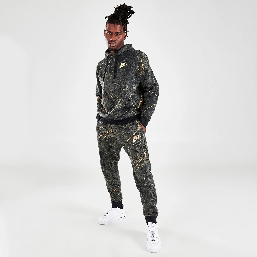 Nike Sportswear Club Fleece Pullover Hoodie Woodland Camo / Black