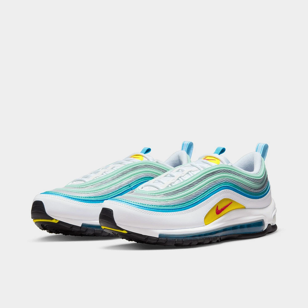 Nike Air Max 97 White / Siren Red - Laser Blue