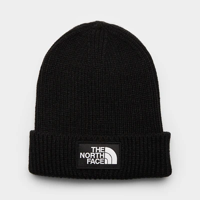 The North Face Kids' TNF Box Logo Cuffed Beanie / TNF Black
