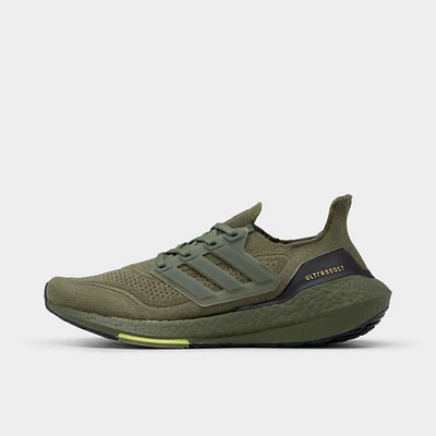 adidas Ultraboost 21 Focus Olive / - Acid Yellow