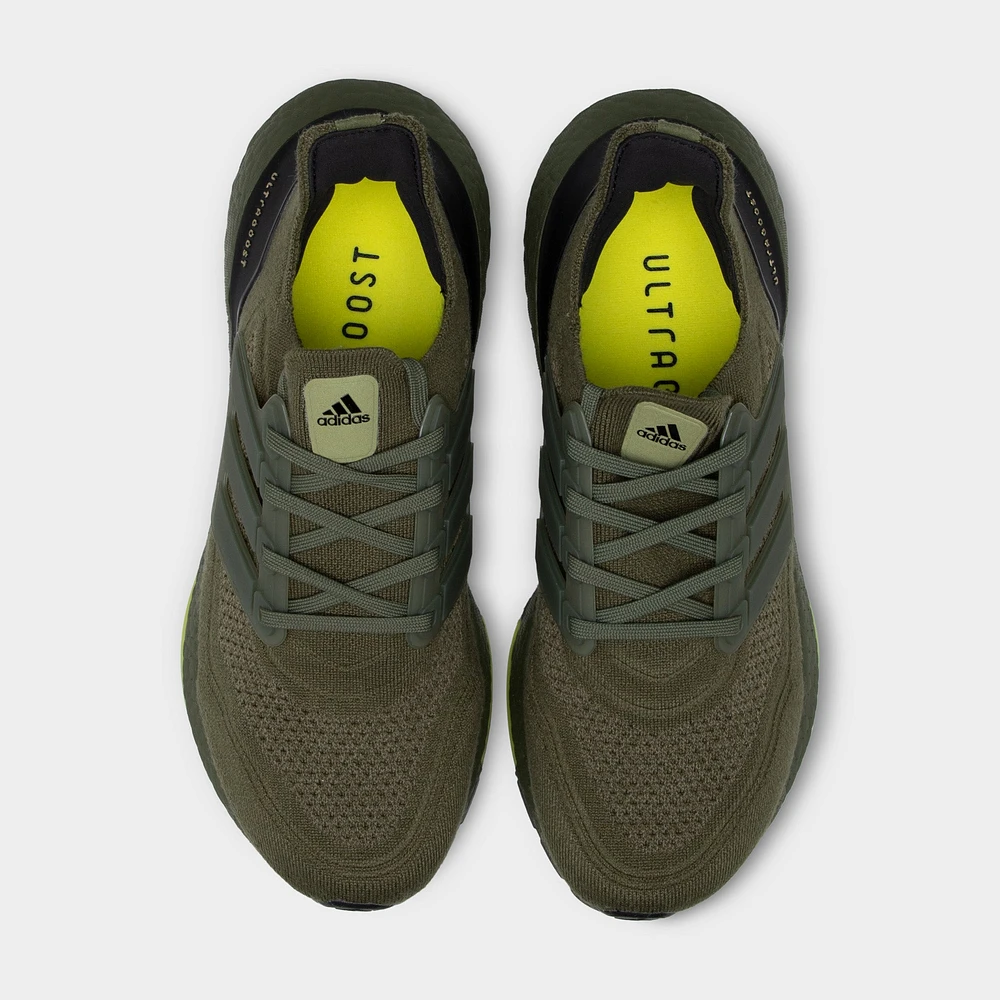 adidas Ultraboost 21 Focus Olive / - Acid Yellow