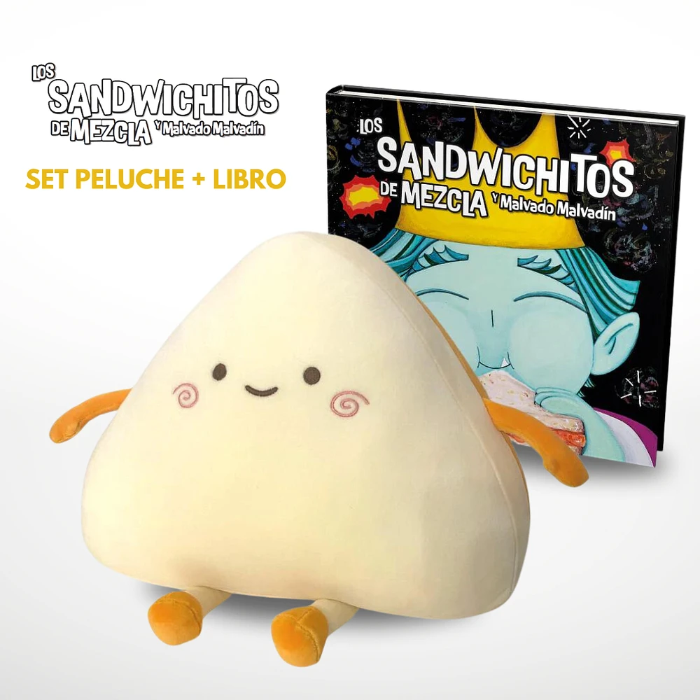 Oferta de Los Sandwichitos de Mezcla y Malvadín: Libro + Peluche
