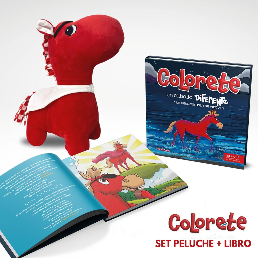 Oferta del Caballo Colorete: Libro + Peluche