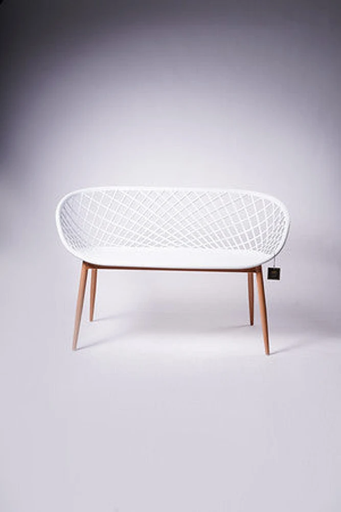 Fiorella Two Seats Sofa- White