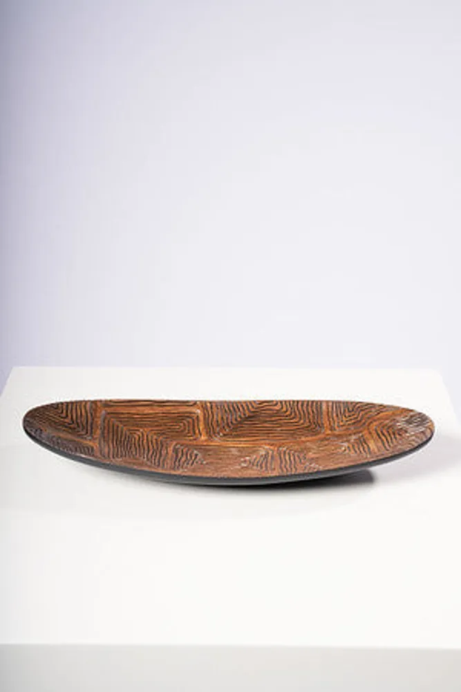 19" WOOD PLATE
