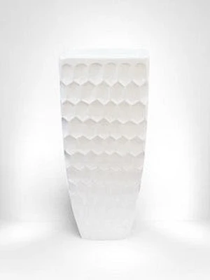 32" PLANTER GLOSS WHITE