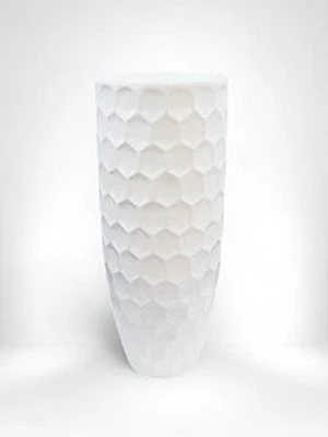 36" PLANTER GLOSS WHITE