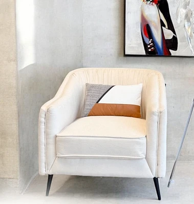 Armchair- Lt. Cream