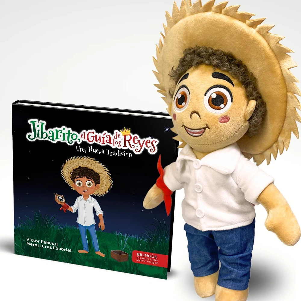 ¡NUEVO! Set Libro Jibarito El Guía de los Reyes + Peluche Jibarito
