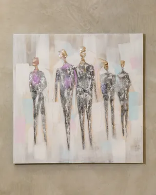 40" x 40" People - Artistique Canvas