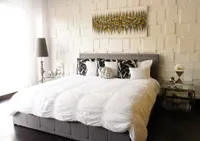 Gabriella Bed Gray  - Queen Size
