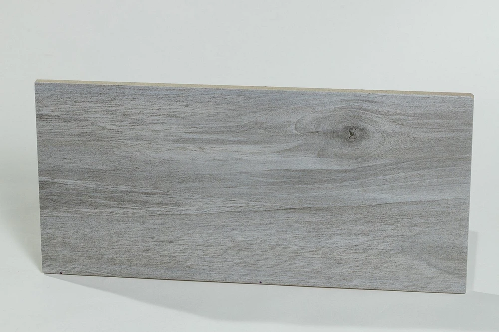 Ash Gray Ceramic Wood Tile (5pc Box) - Bois Collection