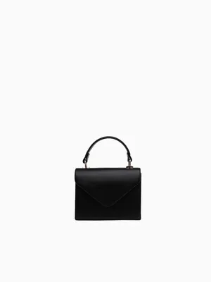 Maya Sml Top Handle Black Pu