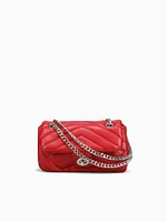 Chain Shoulder Bag Red