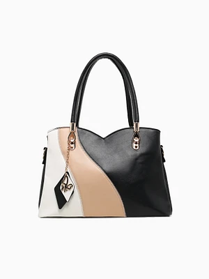 Khloe Top Handle Black Multi