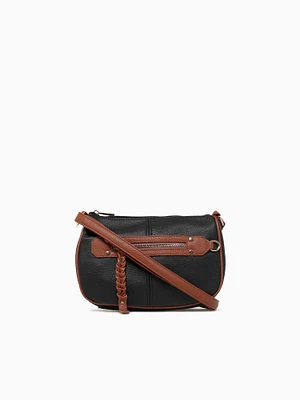 Vera Crossbody Black Tan