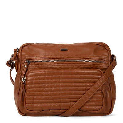 Sacoche matelassée avec pochette avant