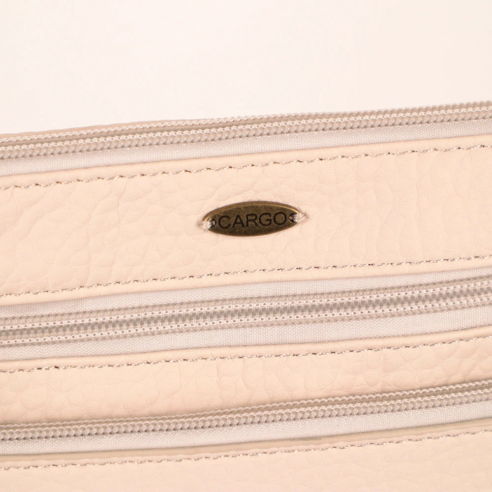 Sac à bandoulière grainé N/S