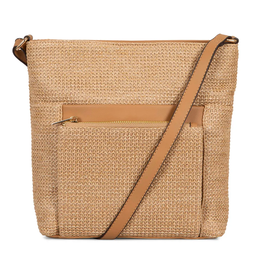 Straw Crossbody Bag | RFID