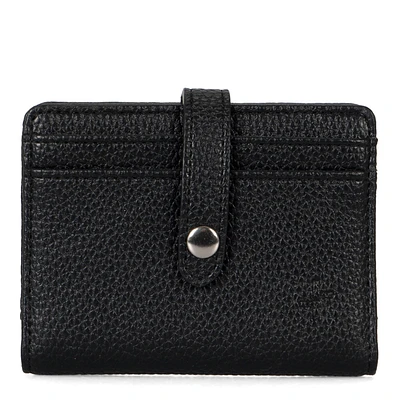 Porte-cartes avec languette Premium | en cuir
