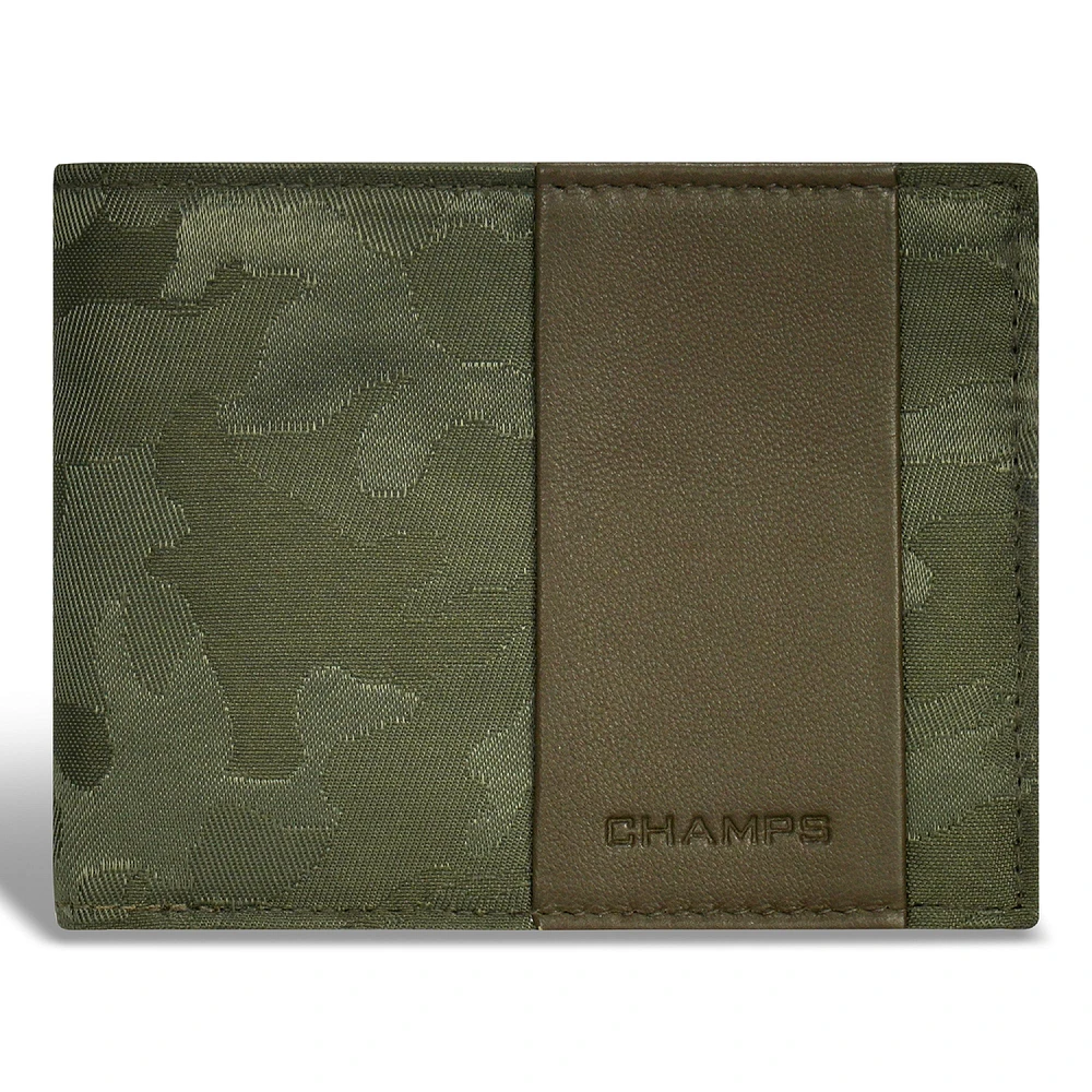 Camo / Leather Top Wing Wallet *Drop Ship*