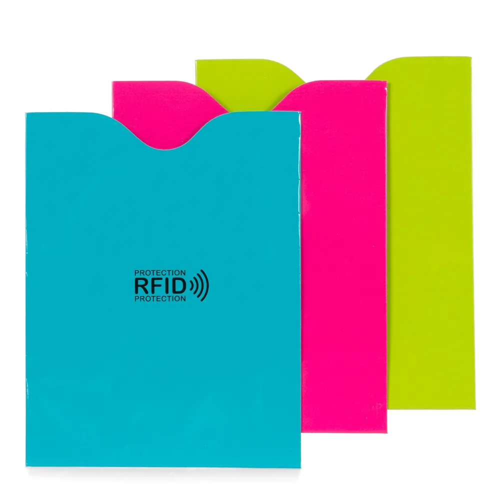 Set of 3 RFID Passport Sleeves