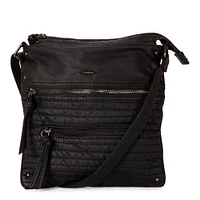 Quilted Multi Zip Crossbody