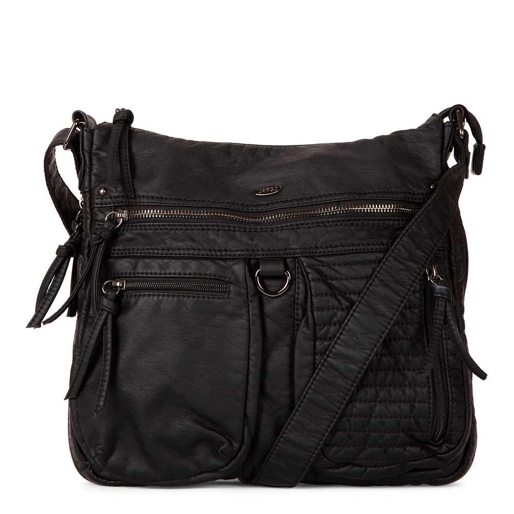 Cargo Quilted Expandable Crossbody Bag