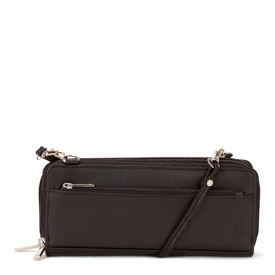 FINAL SALE Karine RFID Leather Accordian Crossbody Wallet