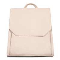 FINAL SALE Leather RFID Flapover Fashion Backpack