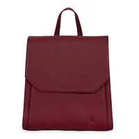FINAL SALE Leather RFID Flapover Fashion Backpack