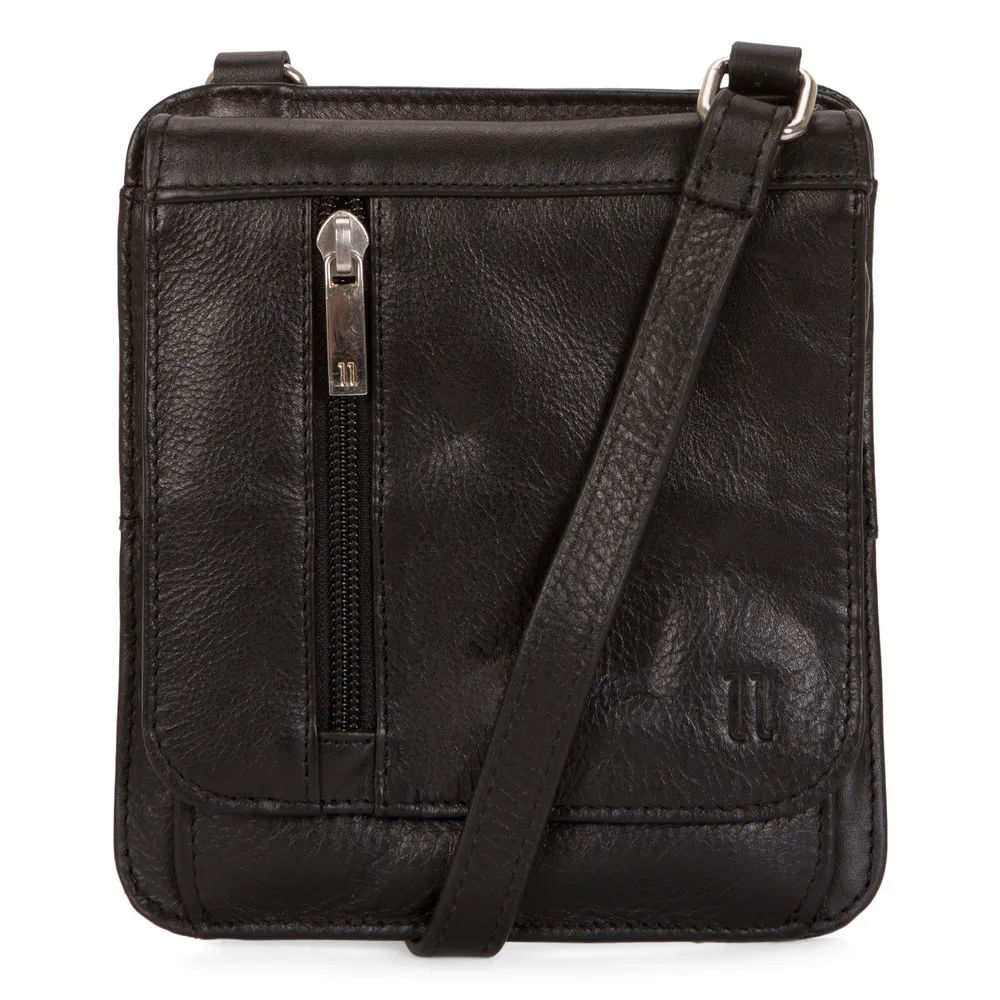 FINAL SALE Leather Mini Flap RFID Crossbody