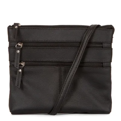 Mini Essential RFID Multi-Zip Crossbody