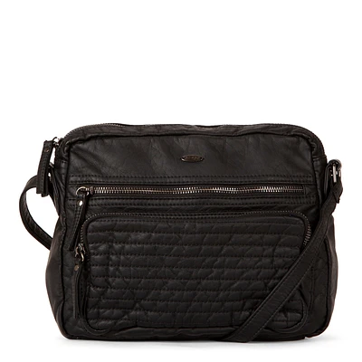 Quilted Crossbody with Front Pouch