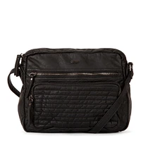 Quilted Crossbody with Front Pouch