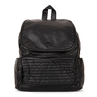 Quilted Front Flap Backpack