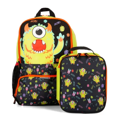 Monster Backpack and Lunch Box Set