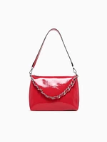 Faith Crossbody Red Pat