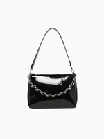 Faith Crossbody Black Pat
