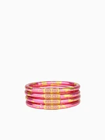 Koi Rose All Weather Bangles (AWB) - Set of 4