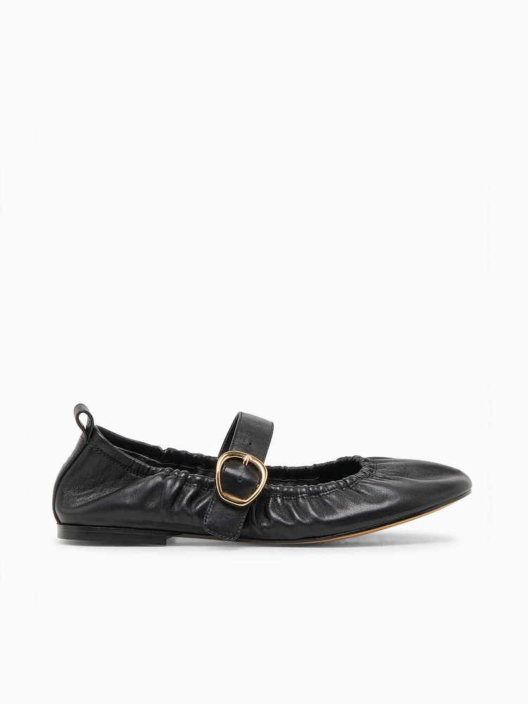 Caely Black Leather