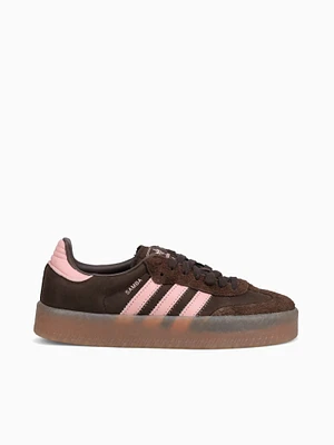 Sambae W Brown Pink suede