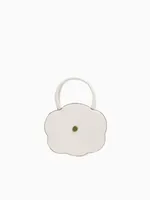 1204 Flower Mini Bag White